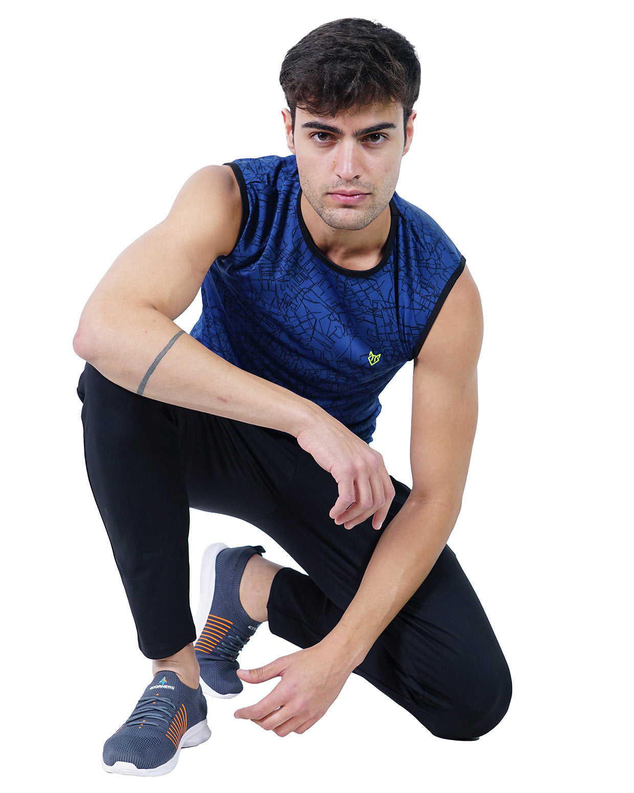 Premium Active Sando | Sleeveless T-shirt | BMS Print - Body Mechanics